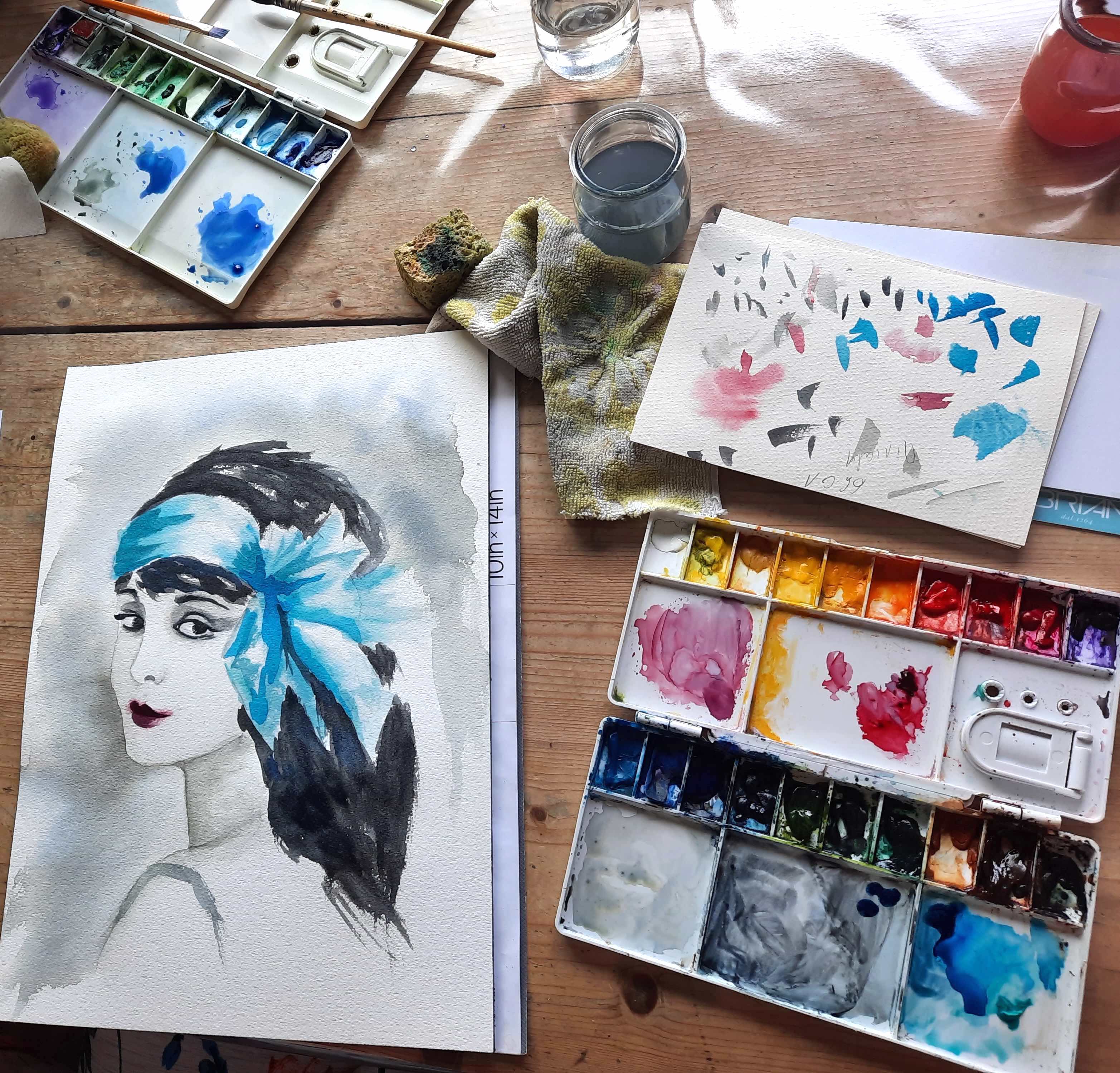 Aquarelle moderne