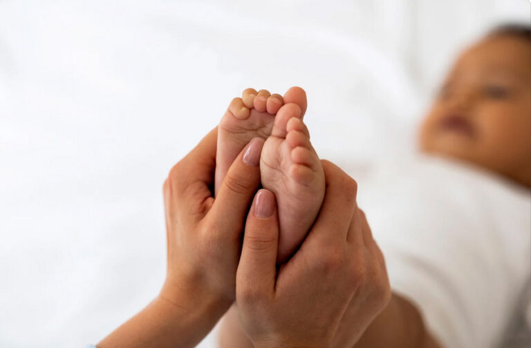 Réflexologie bébé