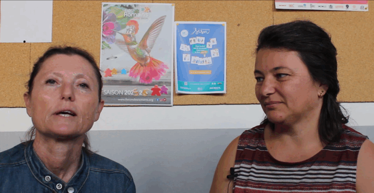 Ophélie et Graziella pour la Semaine d’Information à la Santé Mentale